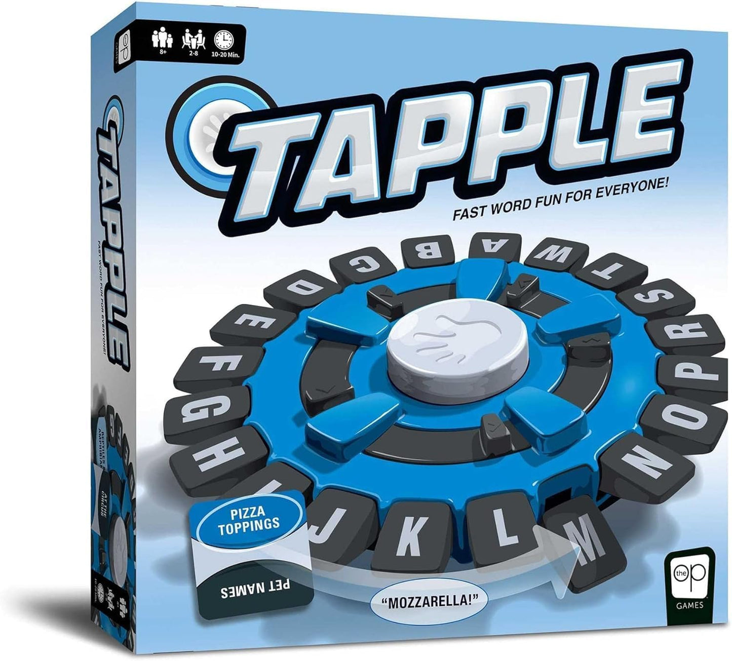 PRIMEX PRO Word Game | Fast-Paced Family Board Game | Choose a Category & Race Against The Timer to be The Last Player | Learning Game Great for All Ages, Black