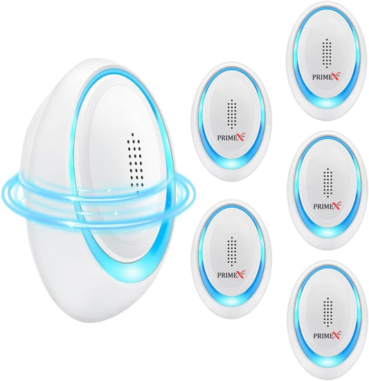 Ultrasonic Pest Repeller, Newest 6 Packs Electronic Powerful Mouse Repellent plug-in Pest Control for Bugs, Mosquito, Roach, Ant, Rodent, Mouse, Rat, Spider, Cockroach, Ants, Wasp Etc Insect Repellent